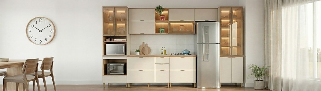 Cozinha bem planejada sem pesar no orçamento!